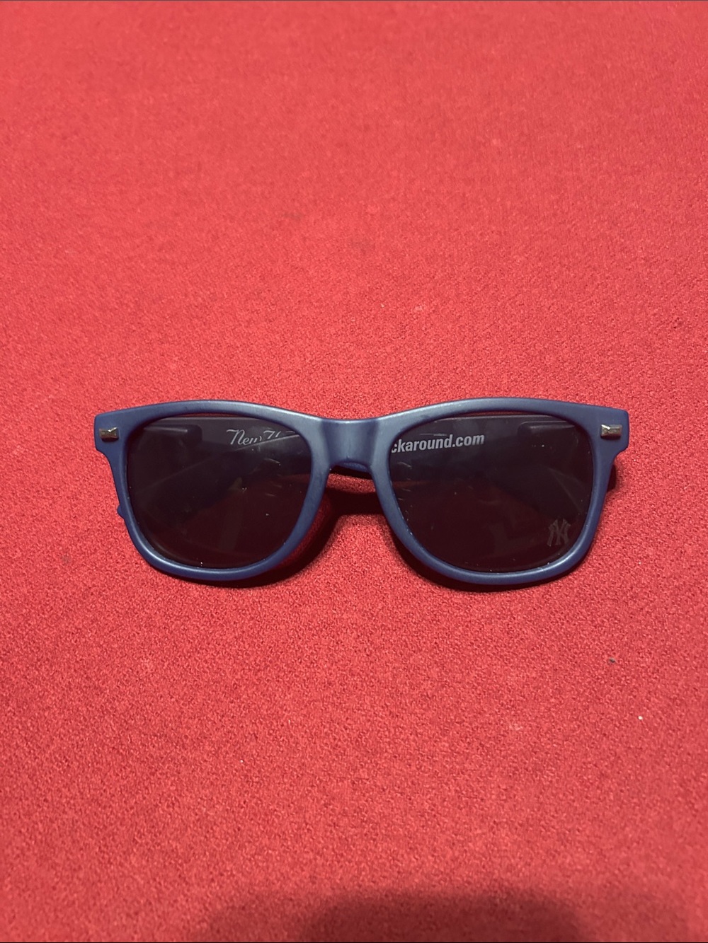 New York Yankees Navy Wayfarer Sunglasses
